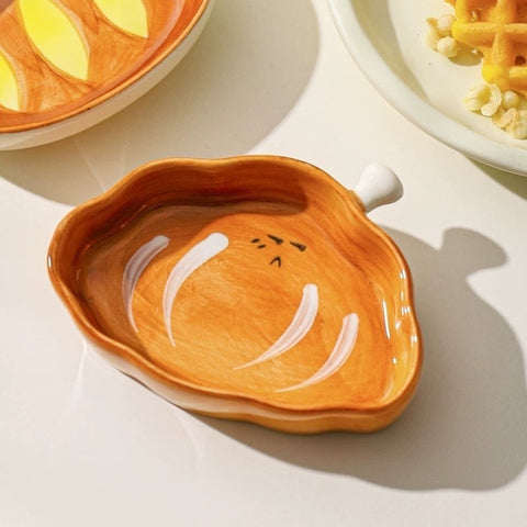 Mini Ceramic Snack Dish Set – Cute & Colorful Design