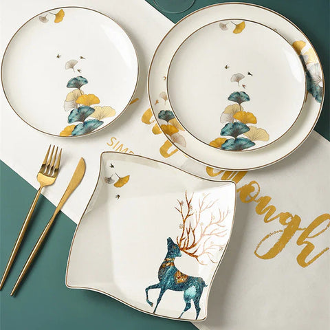 Wudy Spring Dinner Plates