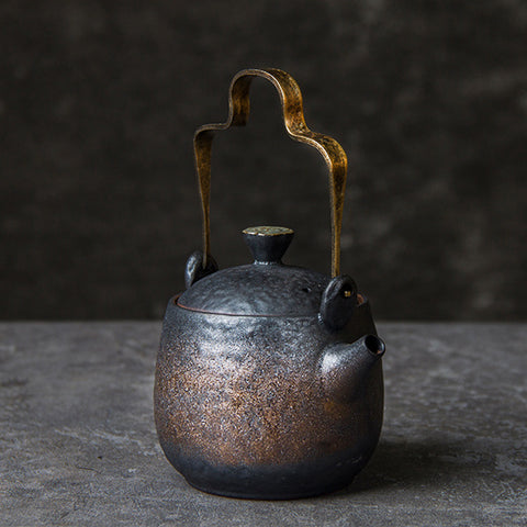 Wudy Handmade Retro Ceramic Teapot