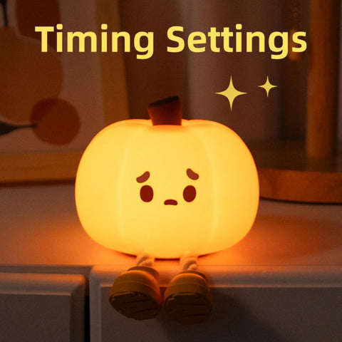 Pumpkin Silicone Night Light – Rechargeable