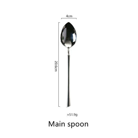 Wudy Silver Stainless Steel Cutlery Set