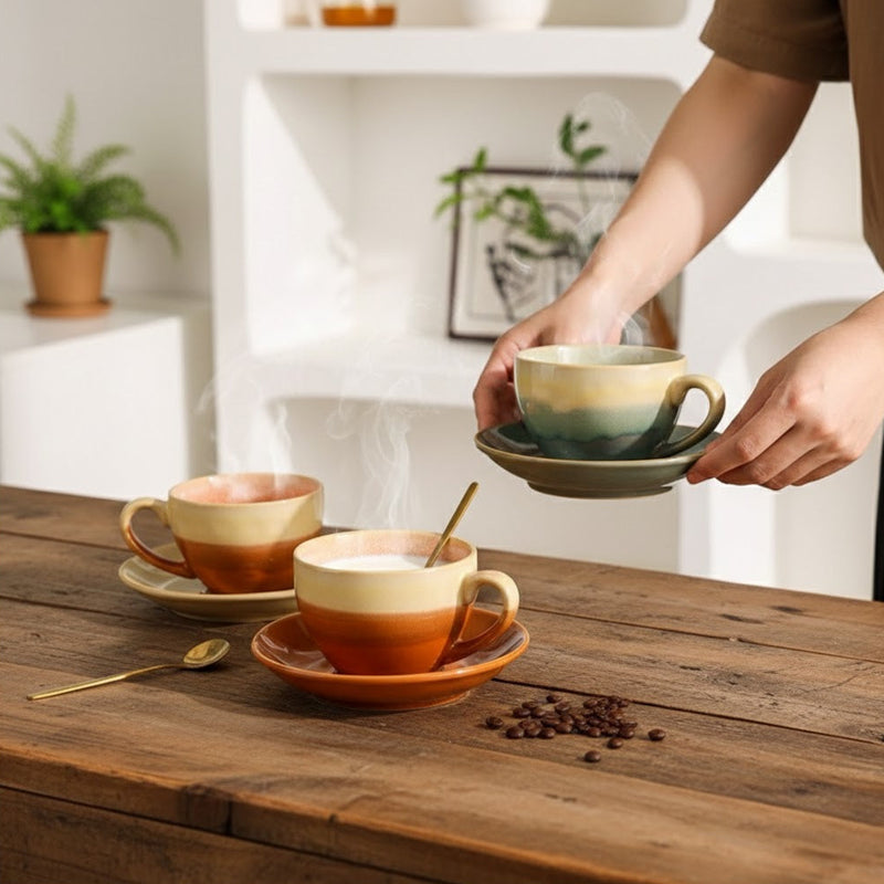 Calm Sip Ceramic Coffee Cup · 300 ml — Wudy Kitchen, image 2