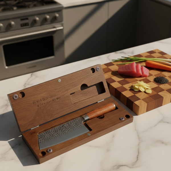 Wooden Handle Chef's Knife — Wudy Kitchen, image 1