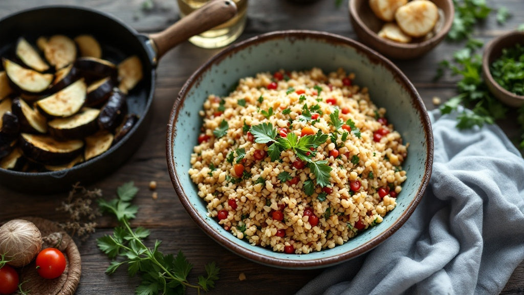 Crowd-Feeding Summer Stars: Kisir, Eggplant Pan, and the Art of Cooking for Many