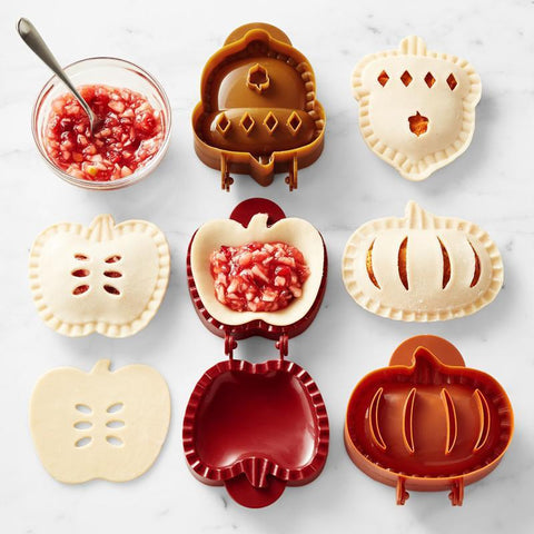 Mini Pie Mold Set – Apple, Pumpkin & Bell Shapes
