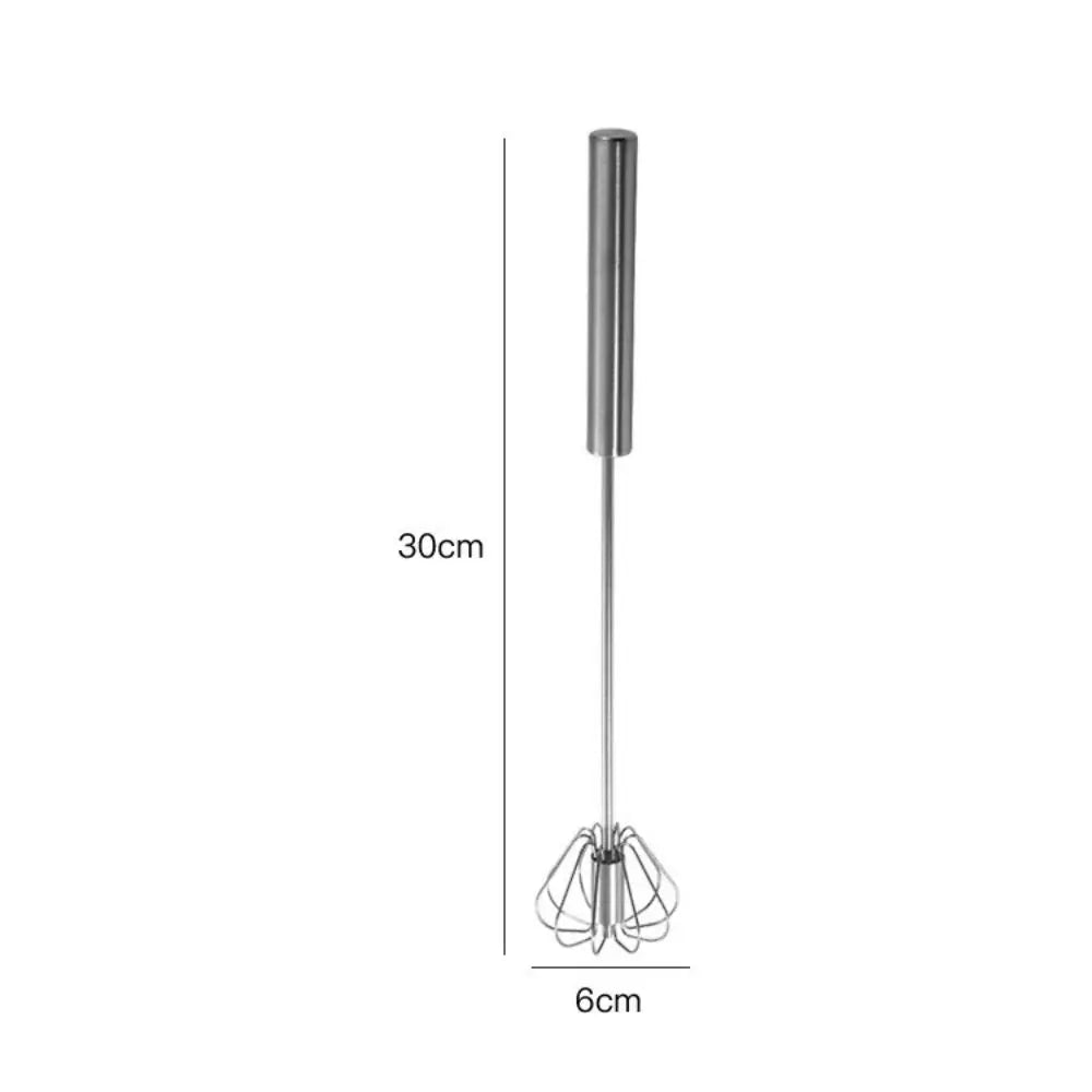 Stainless Steel Rotary Whisk · 10" (25 cm) — Wudy Kitchen, image 6
