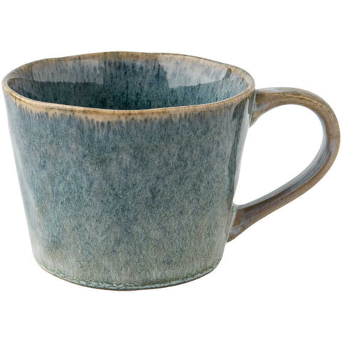 Ceramic Couple Cups – Kiln Glaze Water Pattern, 350ml