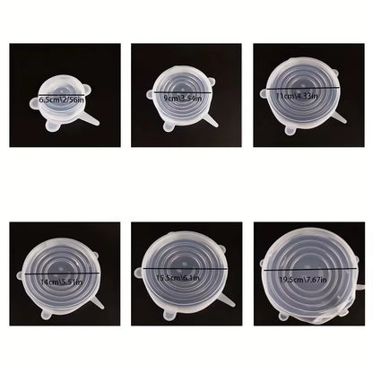 Silicone Stretch Lid Set · 6-Piece — Wudy Kitchen, image 8