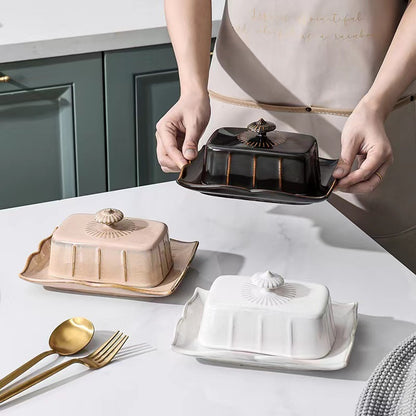 Wudy Vintage Butter Dish | Ceramic Keeper