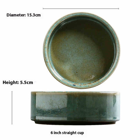 Irregular Blue Rounded Creative Soup Bowl