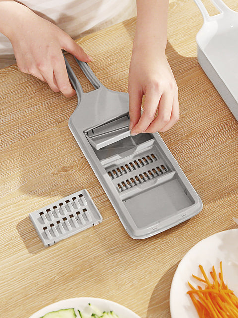 Stainless Steel Vegetable Cutter with Washing Basket