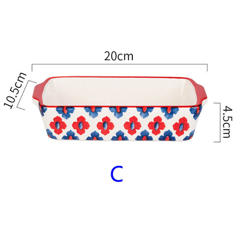 Colorful Porcelain Baking Dish – Rectangular & Oval Designs