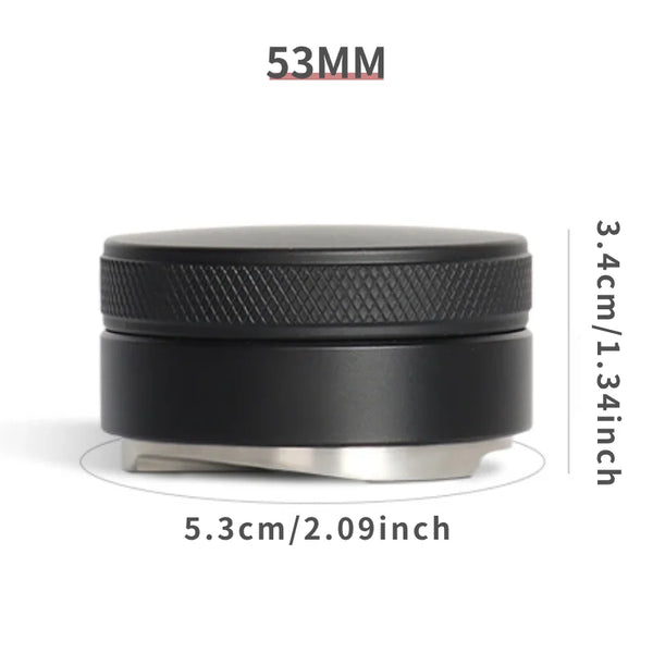 Coffee Distributor Espresso Distribution Tool/Leveler 3 Angled Slopes Adjustable Palm Tamper Fits 51/53/58Mm Portafilter
