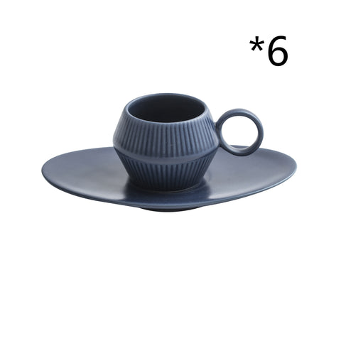 120ml Nordic Ceramic Espresso Cup with Saucer