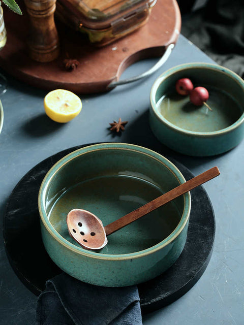 Irregular Blue Rounded Creative Soup Bowl
