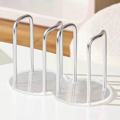 Household Disposable Cup Holder Luxury Storage Organizer Water Tea Cups Dispenser Rack Shelf with Longer Stick Mug Display Stand