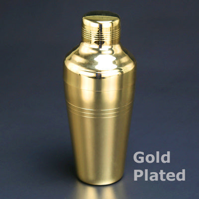 Stainless Steel Cocktail Shaker – 410ml Premium Series (Rose Gold, Gold, Silver)