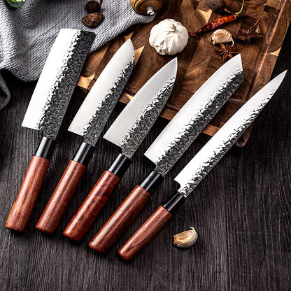 Handmade Hammered Forged Chef's Knife
