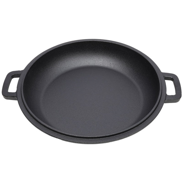 Wudy Kitchen — One In One Pre Seasoned Cast Iron Dutch Oven With Dual Handles, Outdoor Camping Deep Pot, With 2 Silicone Handle Covers, Banned Platform Temu