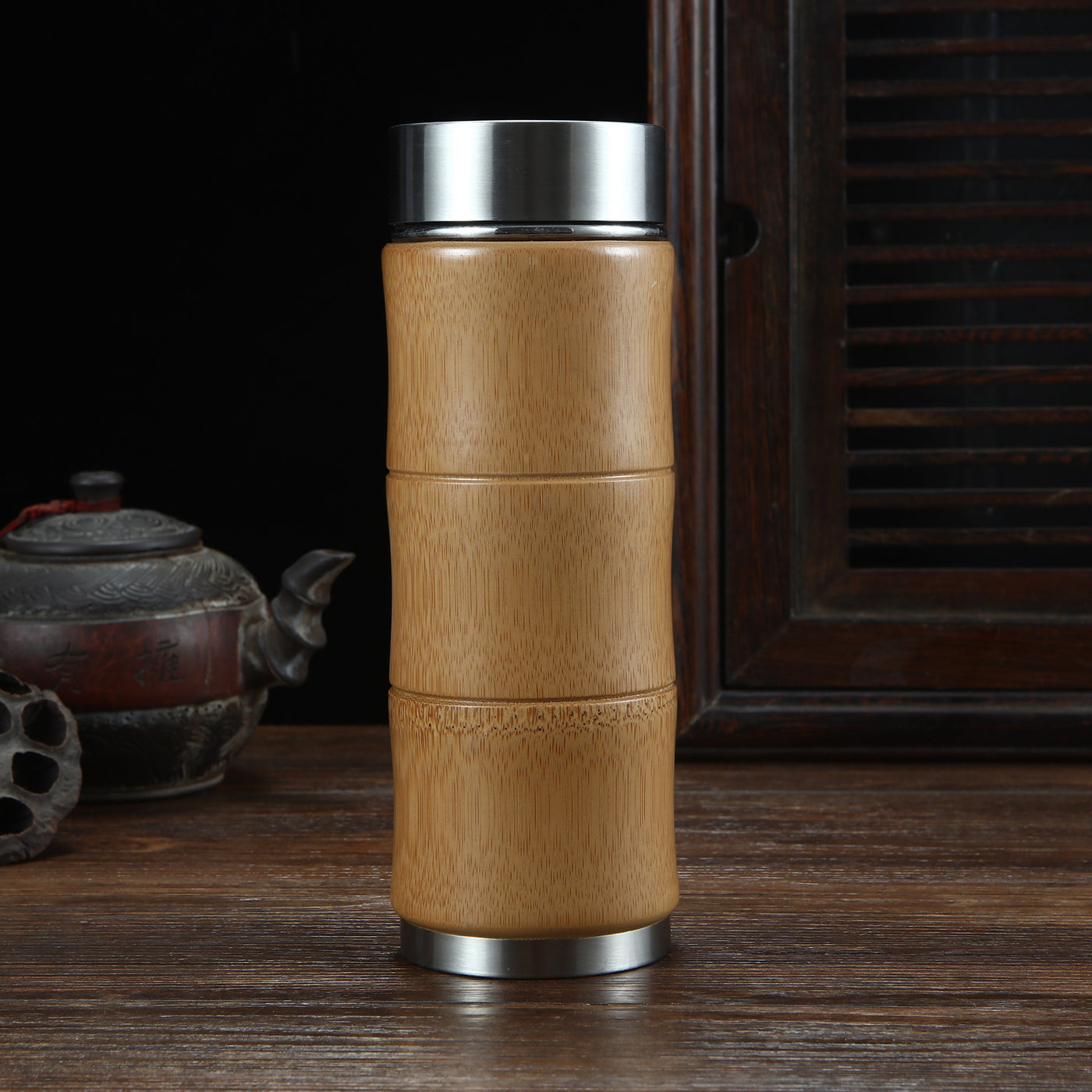 Bamboo Insulated Bottle · 500 ml