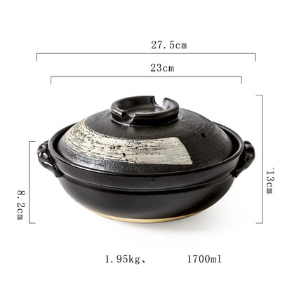 Wudy Ceramic Hot Pot | Heat-Resistant Cooking Pot