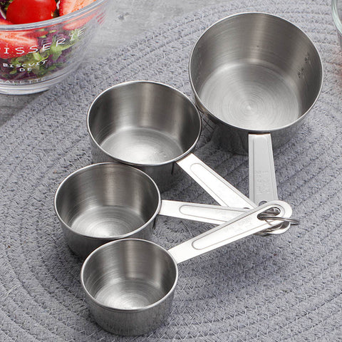Stainless Steel Measuring Spoons & Cups Set (8 pcs)