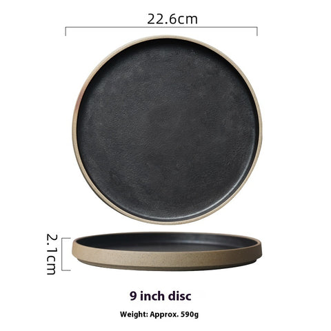 Wudy Handmade Pottery Clay Deep Plate
