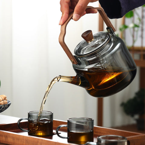 Borosilicate Glass Teapot with Infuser – Heat Resistant