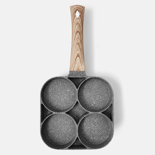Wudy Maifan Stone Four-Hole Omelette Pan | Non-Stick Egg Pan
