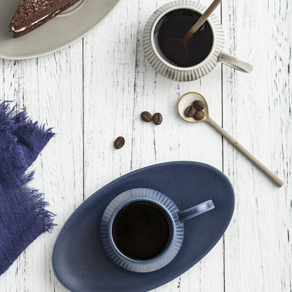120ml Nordic Ceramic Espresso Cup with Saucer