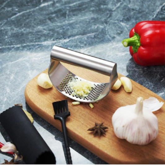 Wudy Ergonomic Garlic Press | Stainless Steel