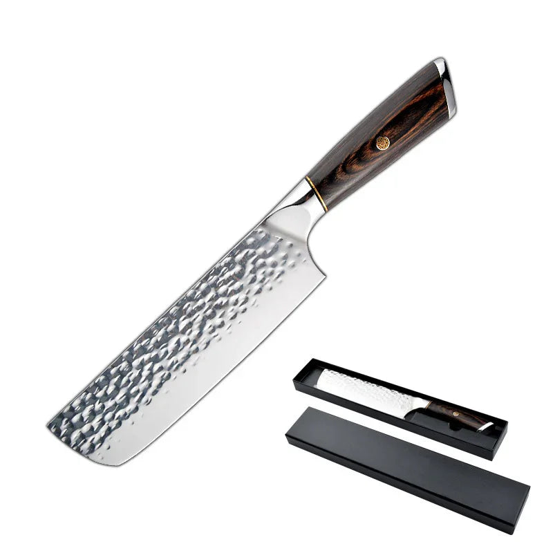 Hammered Stainless Knife · 8" (20 cm) — Wudy Kitchen, image 8