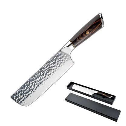Hammered Stainless Knife · 8" (20 cm) — Wudy Kitchen, image 8
