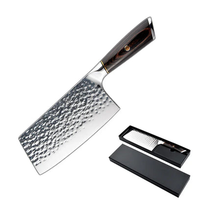 Hammered Stainless Knife · 8" (20 cm) — Wudy Kitchen, image 6