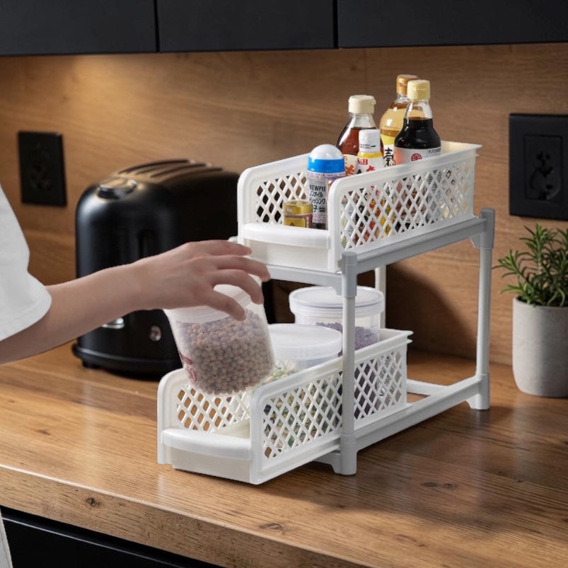 2-Tier Sliding Organizer