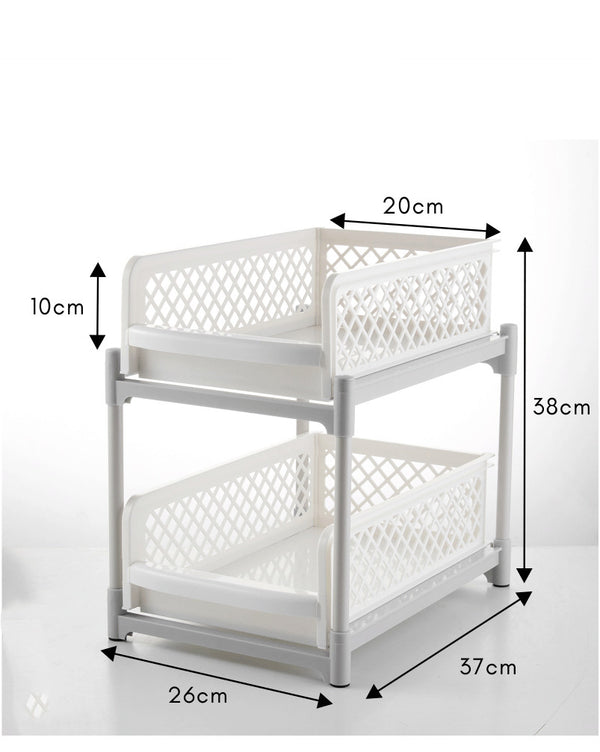 2-Tier Sliding Organizer