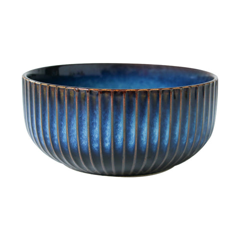 Wudy Porcelain Blue Striped Bowl