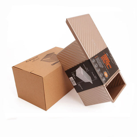 Rectangle Aluminum Bread Baking Mold – Nonstick Loaf Pan with Lid