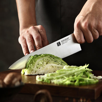 Wudy Chef Knife | High-Carbon Stainless Steel with Sheath