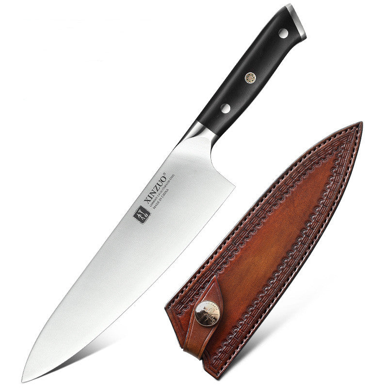 Wudy Chef Knife | High-Carbon Stainless Steel with Sheath