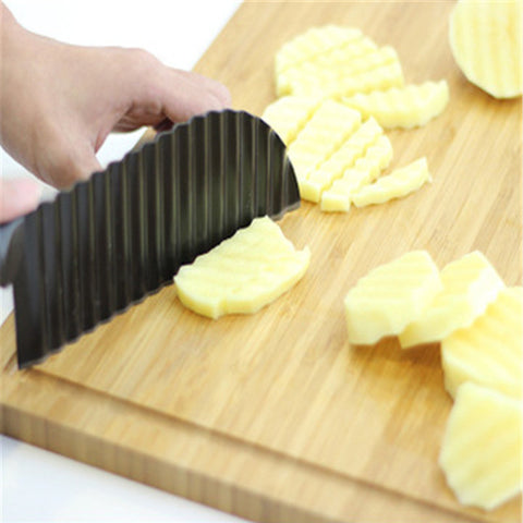 Crinkle Cutter Knife for Wavy Fries & Veggies