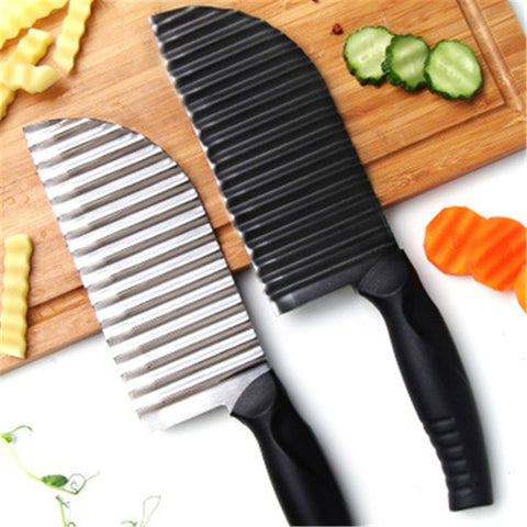 Crinkle Cutter Knife for Wavy Fries & Veggies