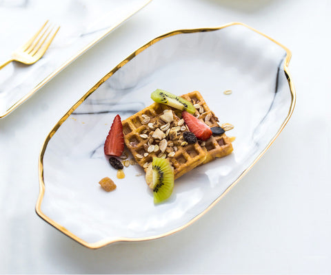 Marble Elegance Premium Porcelain Tableware Collection