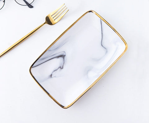 Marble Elegance Premium Porcelain Tableware Collection