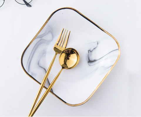 Marble Elegance Premium Porcelain Tableware Collection