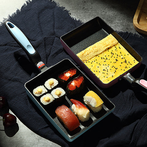 Modern Rectangular Aluminum Non-Stick Omelette Pan – Designed for Daily Precision