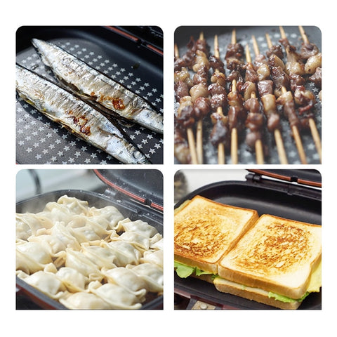 Wudy Modern Double-Sided Non-Stick Grill Pan | 28-32cm Flip Pan