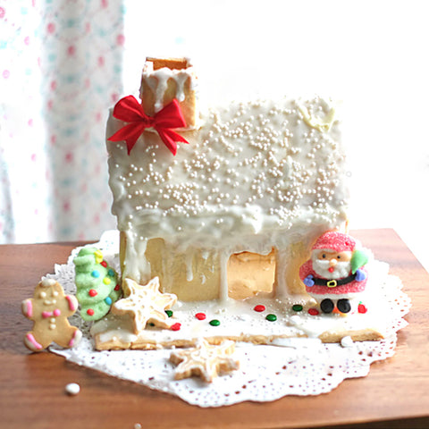 10-Piece Stainless Steel Christmas House Cookie Cutter Set – Holiday Baking Molds