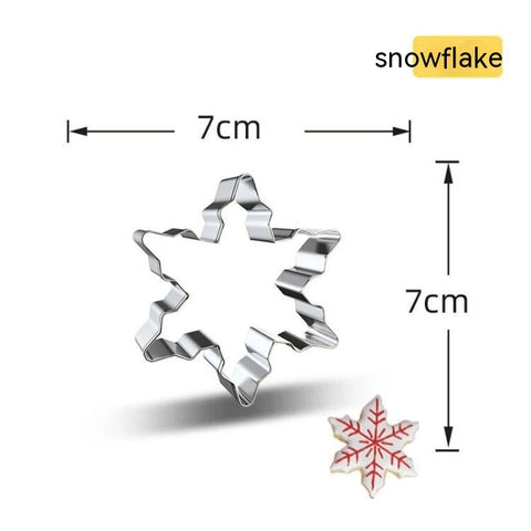 Christmas Cookie Cutter Set – Stainless Steel Holiday Shapes