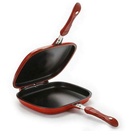 Modern Double-Sided Non-Stick Grill Pan